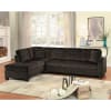Emilio Sectional Sofa in Chocolate by Home Elegance - HEL-8367CH - Image 1 of 0