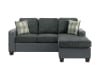 Slater Reversible Sofa Chaise in Gray by Home Elegance - HEL-8401GY-3SC - Image 3 of 0