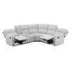 Thorne 3 Piece Reclining Sectional with Left Console in Light Gray Chenille by Home Elegance - HEL-8406GY-SC - Image 5 of 0