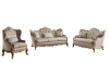 Florentina Love Seat in Dusky Taupe by Home Elegance - HEL-8412-2 - Image 4 of 0