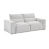 Phoebe Power Double Reclining Loveseat in Light Gray Textured Microfiber by Home Elegance - HEL-8414GRY-2PWH - Image 1 of 0