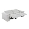 Phoebe Power Double Reclining Loveseat in Light Gray Textured Microfiber by Home Elegance - HEL-8414GRY-2PWH - Image 4 of 0
