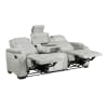 Ronan Double Reclining Sofa in Light Gray Microfiber Upholstery by Home Elegance - HEL-8455GRY-3 - Image 4 of 0