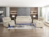 Huron Power Double Reclining Sofa in Beige Faux Leather by Home Elegance - HEL-8457BEG-3PW - Image 2 of 0