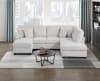 Lawson L-Shaped Sectional Sofa with Chaise in Taupe Chenille and Corduroy Upholstery by Home Elegance - HEL-8470TPE-23LCRC - Image 2 of 0