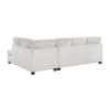 Lawson L-Shaped Sectional Sofa with Chaise in Taupe Chenille and Corduroy Upholstery by Home Elegance - HEL-8470TPE-23LCRC - Image 5 of 0
