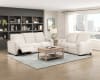 Vera Power Double Reclining Loveseat in Beige Chenille Upholstery by Home Elegance - HEL-8479BEG-2PW - Image 3 of 0