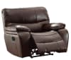 Pecos 2 Piece Double Reclining Sofa Set in Dark Brown by Home Elegance - HEL-8480BRW - Image 5 of 0