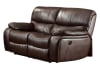 Pecos 2 Piece Power Double Reclining Sofa Set in Dark Brown by Home Elegance - HEL-8480BRW-PW - Image 4 of 0
