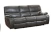 Pecos Double Reclining Sofa in Grey by Home Elegance - HEL-8480GRY-3 - Image 1 of 0