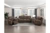 Proctor Power Double Reclining Sofa in Brown Fabric by Home Elegance - HEL-8517BRW-3PW - Image 3 of 0