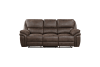 Proctor 2 Piece Double Reclining Sofa Set in Brown Fabric by Home Elegance - HEL-8517BRW - Image 4 of 0