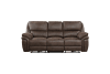 Proctor 2 Piece Power Double Reclining Sofa Set in Brown Fabric by Home Elegance - HEL-8517BRW-PW - Image 4 of 0