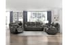 Proctor Power Double Reclining Love Seat in Gray Fabric by Home Elegance - HEL-8517GRY-2PW - Image 3 of 0