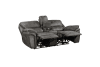 Proctor Power Double Reclining Love Seat in Gray Fabric by Home Elegance - HEL-8517GRY-2PW - Image 5 of 0