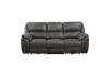 Proctor 2 Piece Power Double Reclining Sofa Set in Gray Fabric by Home Elegance - HEL-8517GRY-PW - Image 4 of 0