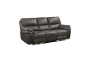 Proctor 2 Piece Power Double Reclining Sofa Set in Gray Fabric by Home Elegance - HEL-8517GRY-PW - Image 5 of 0