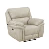 Proctor Power Reclining Microfiber Chair in Sand Polished Microfiber Upholstery by Home Elegance - HEL-8517PWT-1PW - Image 2 of 0