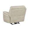 Proctor Power Reclining Microfiber Chair in Sand Polished Microfiber Upholstery by Home Elegance - HEL-8517PWT-1PW - Image 4 of 0