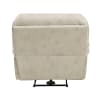 Proctor Power Reclining Microfiber Chair in Sand Polished Microfiber Upholstery by Home Elegance - HEL-8517PWT-1PW - Image 5 of 0