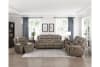 Hazen 2 Piece Double Reclining Sofa Set in Brown Fabric by Home Elegance - HEL-8538BR - Image 2 of 0