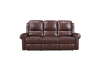 McCall Power Double Reclining Sofa in Brown Fabric by Home Elegance - HEL-8546BR-3PWH - Image 1 of 0