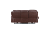 McCall Power Double Reclining Sofa in Brown Fabric by Home Elegance - HEL-8546BR-3PWH - Image 5 of 0