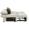 Isla Love Seat with Pull-out Bed in Sage Sand Microfiber by Home Elegance - HEL-8548-22ACLA - Image 5 of 0