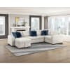 Isla Sleeper Loveseat with Pull-out Bed in Beige Microfiber by Home Elegance - HEL-8548BE-2ACL - Image 2 of 0