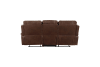 Newnan Double Reclining Sofa in Brown Fabric by Home Elegance - HEL-8549BRW-3 - Image 5 of 0