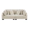 Traverse Love Seat in Beige Fabric by Home Elegance - HEL-8555BE-2 - Image 1 of 0