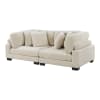 Traverse Love Seat in Beige Fabric by Home Elegance - HEL-8555BE-2 - Image 3 of 0