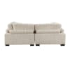 Traverse Love Seat in Beige Fabric by Home Elegance - HEL-8555BE-2 - Image 4 of 0