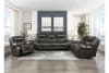 Gainesville Double Reclining Love Seat in Chocolate Fabric by Home Elegance - HEL-8560PM-2 - Image 3 of 0