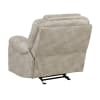 Gainesville Glider Reclining Chair in Polished Pewter Microfiber by Home Elegance - HEL-8560PT-1 - Image 4 of 0