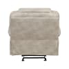 Gainesville Glider Reclining Chair in Polished Pewter Microfiber by Home Elegance - HEL-8560PT-1 - Image 5 of 0