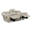 Gainesville Power Reclining Sofa in Polished Pewter Microfiber by Home Elegance - HEL-8560PT-3 - Image 2 of 0