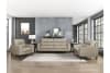 Lewes Love Seat in Latte Fabric by Home Elegance - HEL-8566LTE-2 - Image 3 of 0
