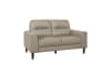 Lewes Love Seat in Latte Fabric by Home Elegance - HEL-8566LTE-2 - Image 4 of 0
