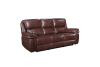 Lyman Double Reclining Sofa in Brown Fabric by Home Elegance - HEL-8588BR-3 - Image 4 of 0