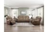 Glendale Double Reclining Sofa in Brown Fabric by Home Elegance - HEL-8599BR-3 - Image 3 of 0