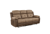 Glendale Double Reclining Sofa in Brown Fabric by Home Elegance - HEL-8599BR-3 - Image 4 of 0