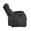 Allen Contemporary Double Reclining Chair in Dark Grey Textured Microfiber Upholstery by Home Elegance - HEL-9147FDG-1 - Image 3 of 0