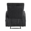 Allen Contemporary Double Reclining Chair in Dark Grey Textured Microfiber Upholstery by Home Elegance - HEL-9147FDG-1 - Image 5 of 0