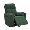 Desso Swivel Glider Reclining Chair in Green Textured Microfiber Upholstery by Home Elegance - HEL-9148GRN-1SW - Image 1 of 0