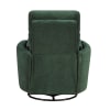 Desso Swivel Glider Reclining Chair in Green Textured Microfiber Upholstery by Home Elegance - HEL-9148GRN-1SW - Image 3 of 0