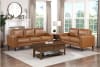 Malcolm Sofa in Brown Fabric by Home Elegance - HEL-9203BRW-3 - Image 2 of 0