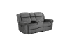 Brennen Double Reclining Love Seat in Charcoal Fabric by Home Elegance - HEL-9204CC-2 - Image 4 of 0