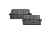 Brennen 2 Piece Power Double Reclining Sofa Set in Charcoal Fabric by Home Elegance - HEL-9204CC-PW - Image 3 of 0