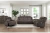 Camryn 2 Piece Power Double Reclining Sofa Set in Chocolate Fabric by Home Elegance - HEL-9207CHC-PW - Image 2 of 0